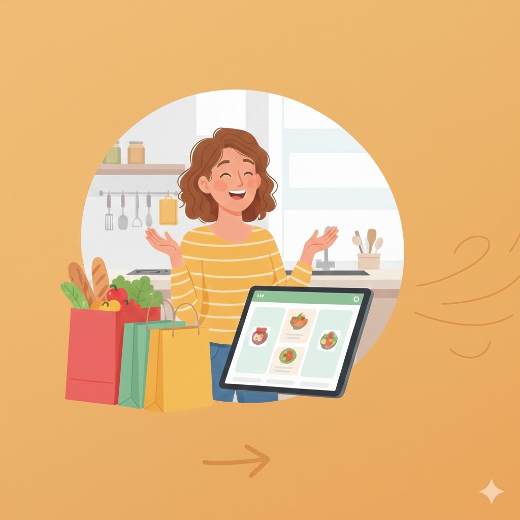 Organisation de cuisine sereine avec Planning de Ouf